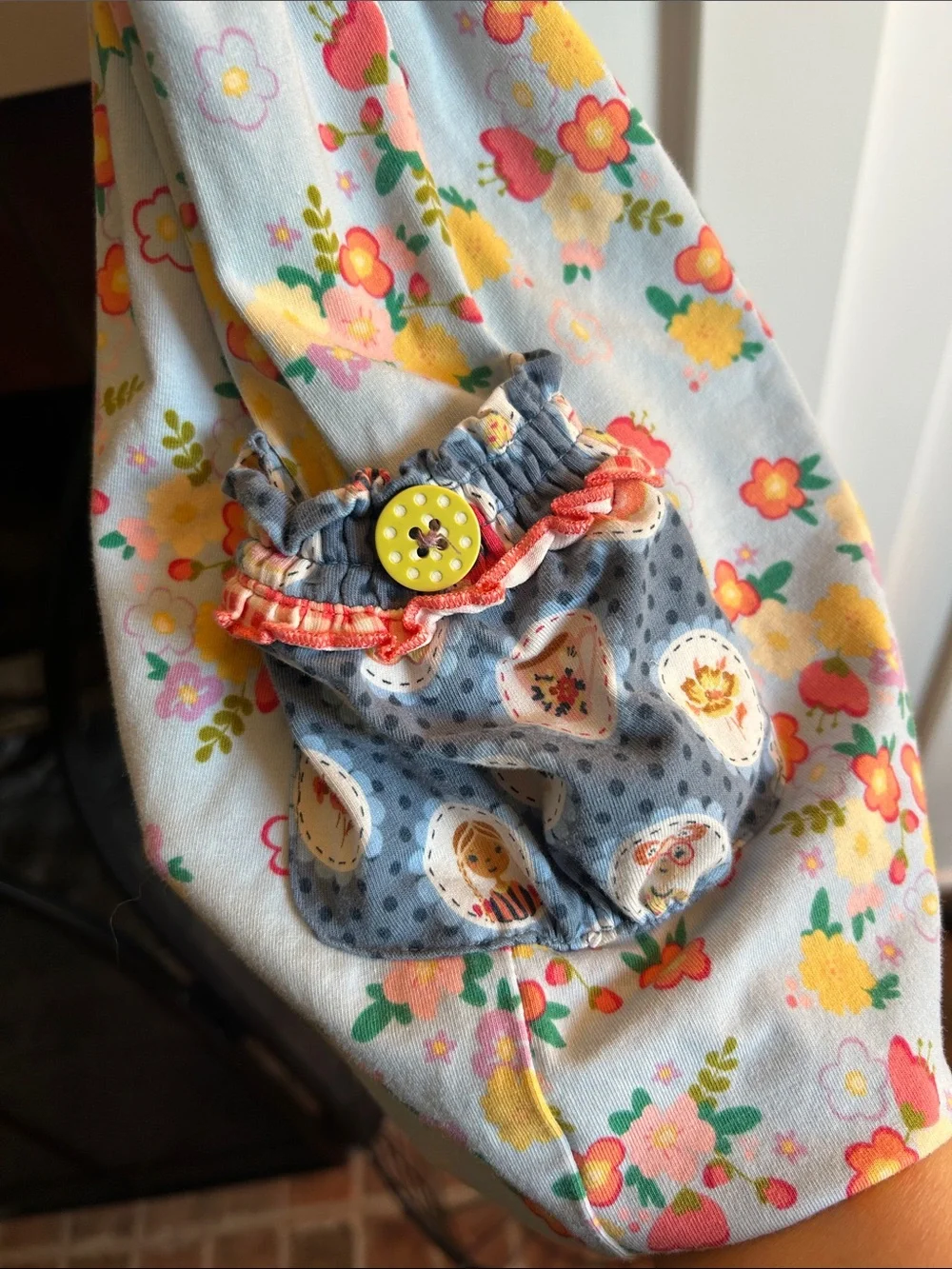 Matilda Jane Size 6 EUC Blue Floral Dress